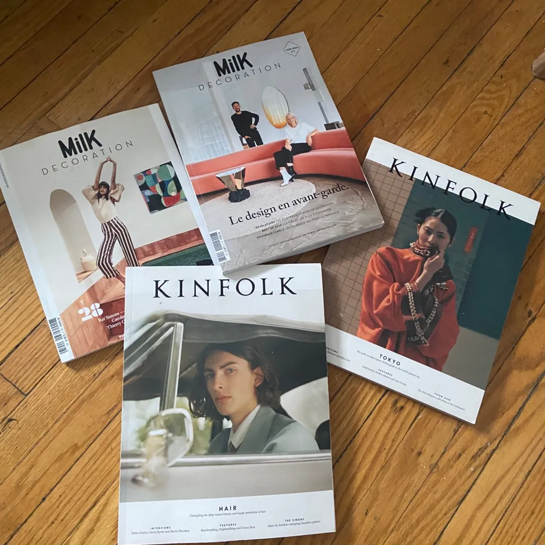 Bundle Of Kinfolk And Milk Magazines photo 1