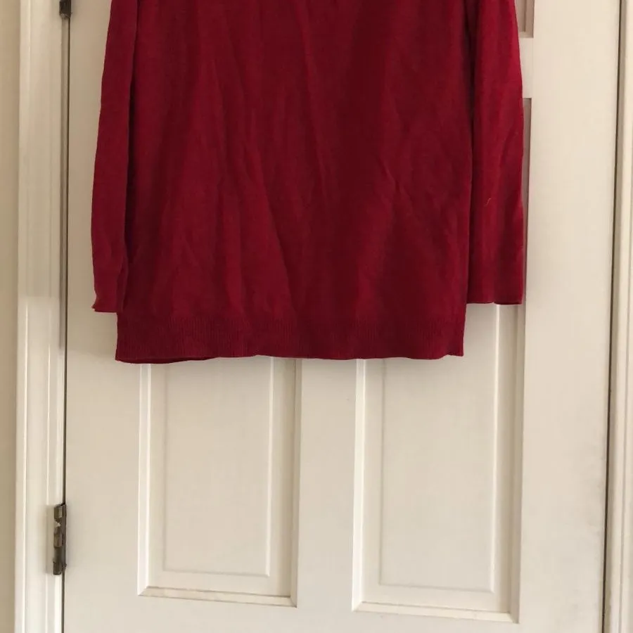 Gap Small Red Open Sweater photo 3