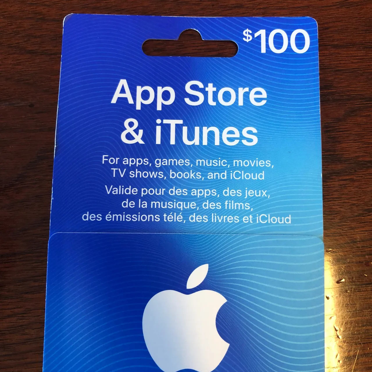 $100 ITunes/App Store Gift Card photo 1