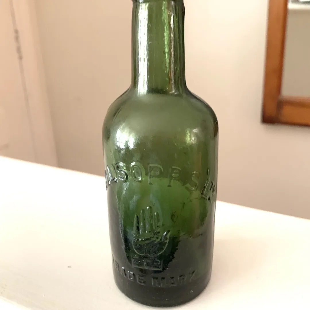 Vintage Green Bottle photo 1