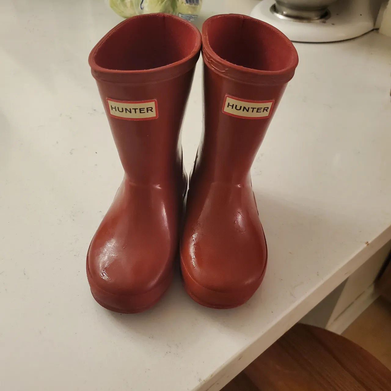 Toddler size 6 Hunter boots photo 1