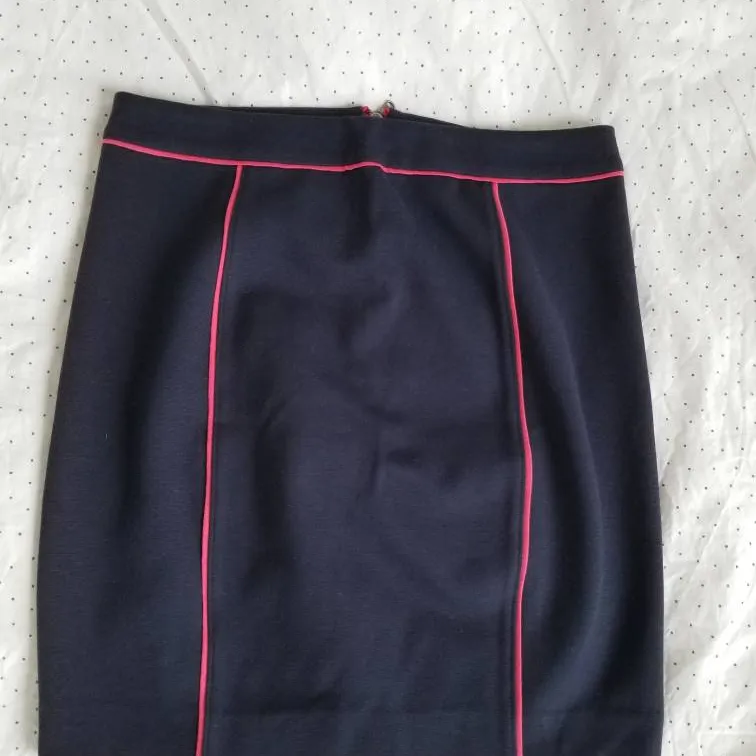 Club Monaco Navy Mini Skirt Size 4 photo 1