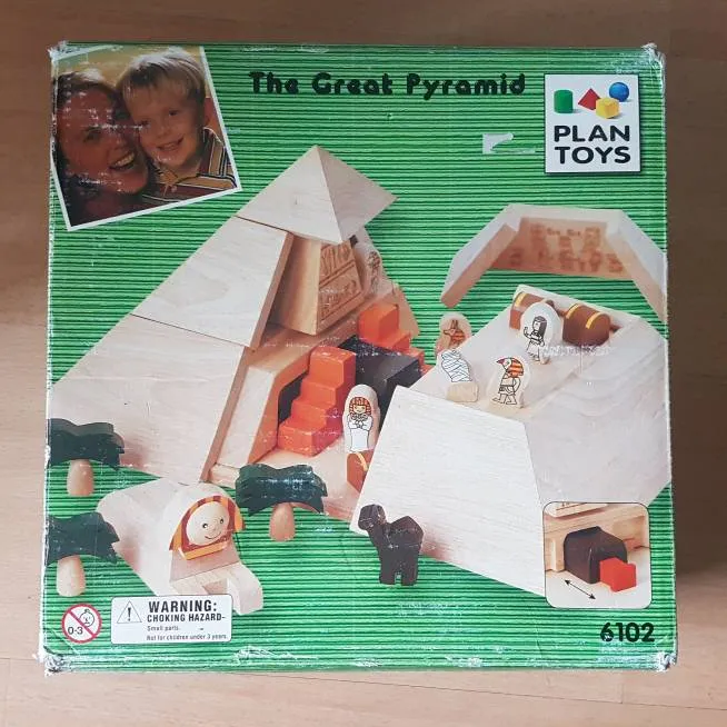Vintage Great Pyramid of Egypt Toy photo 1