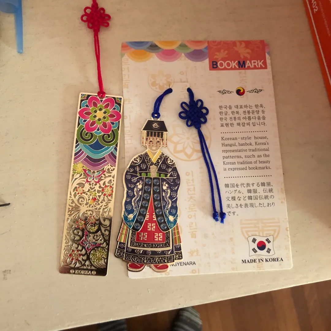 metal korean bookmarks photo 1
