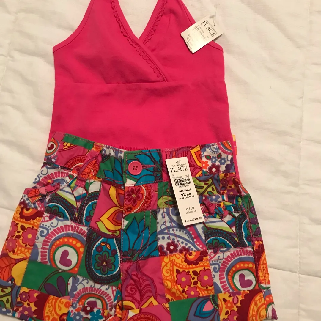 BNWT Baby Girl 12 Month Outfit photo 1