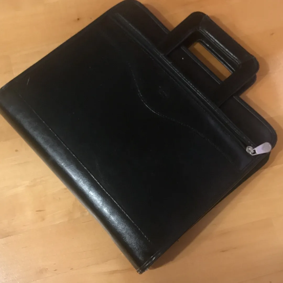 Leather Binder Briefcase photo 1