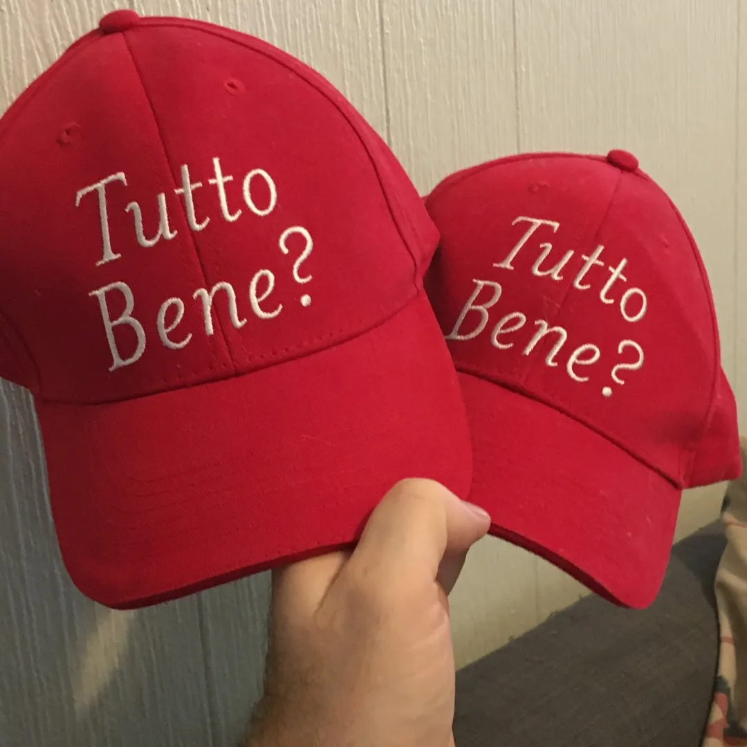 Two "Tutto Bene?" hats photo 1