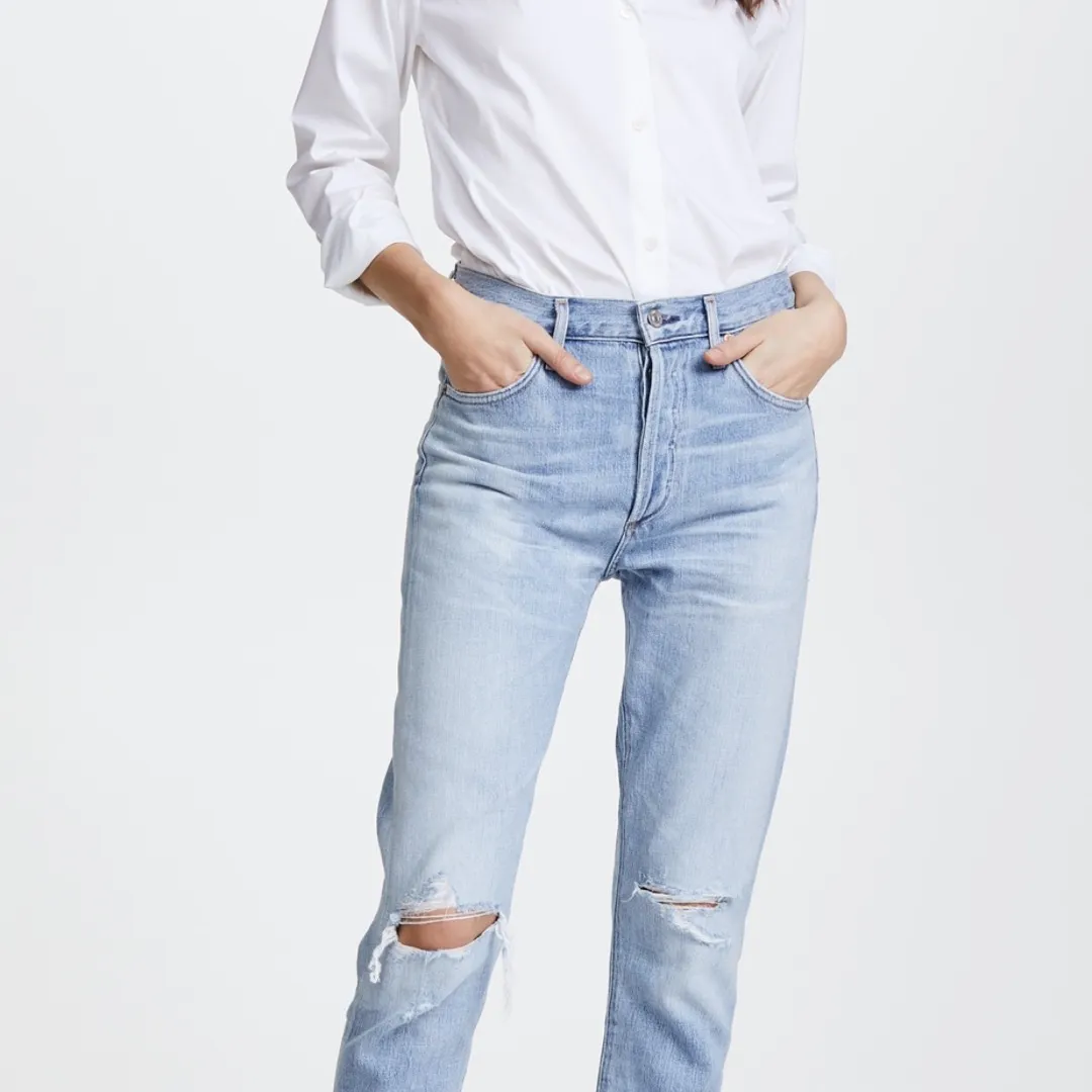 Citizens of Humanity Liya High-Rise Crop Denim Jeans photo 1