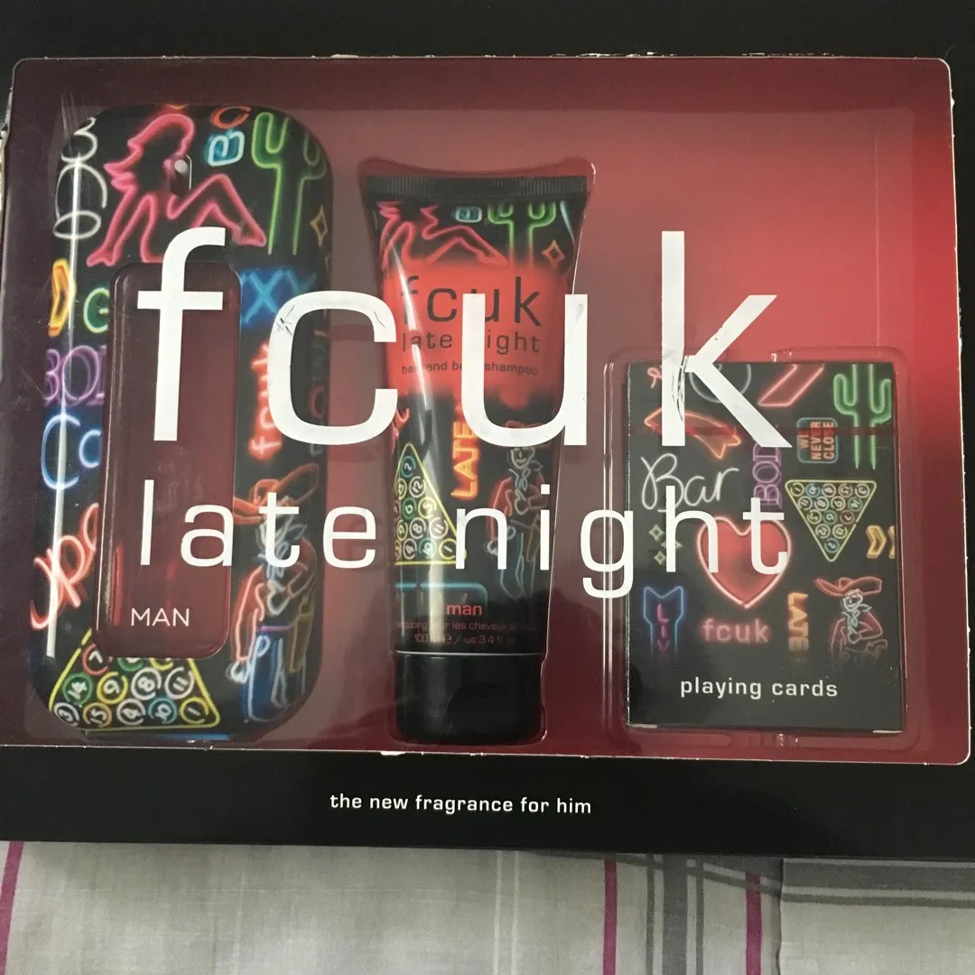 Unopened FCUK Late night Fragrance Set For Men photo 1