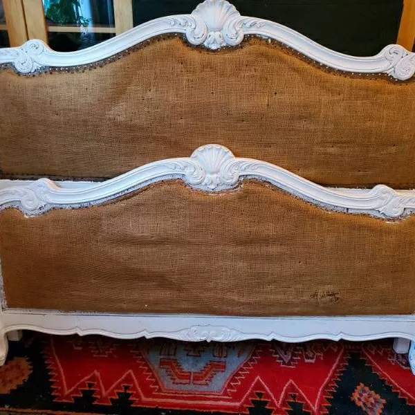 Antique Head Board and Footboard For Double Bed photo 1