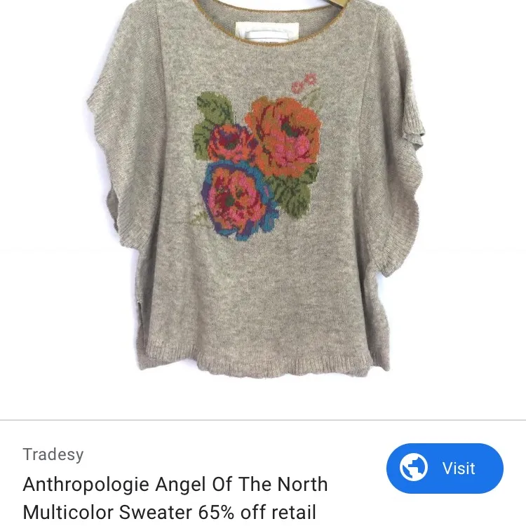 Angel Of The North Sweater From Anthropologie photo 4