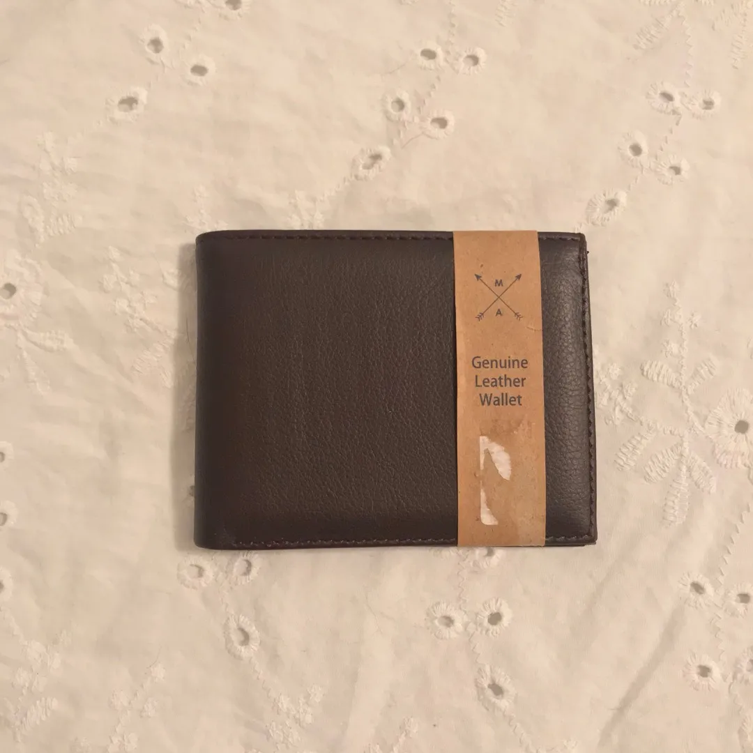 Brown Genuine Leather Wallet photo 1