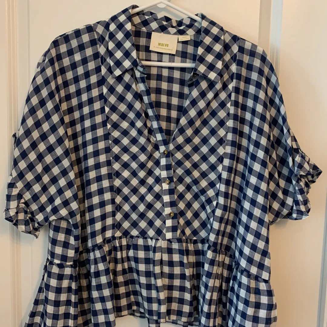 Anthropologie Button Up - Worn Once! photo 1