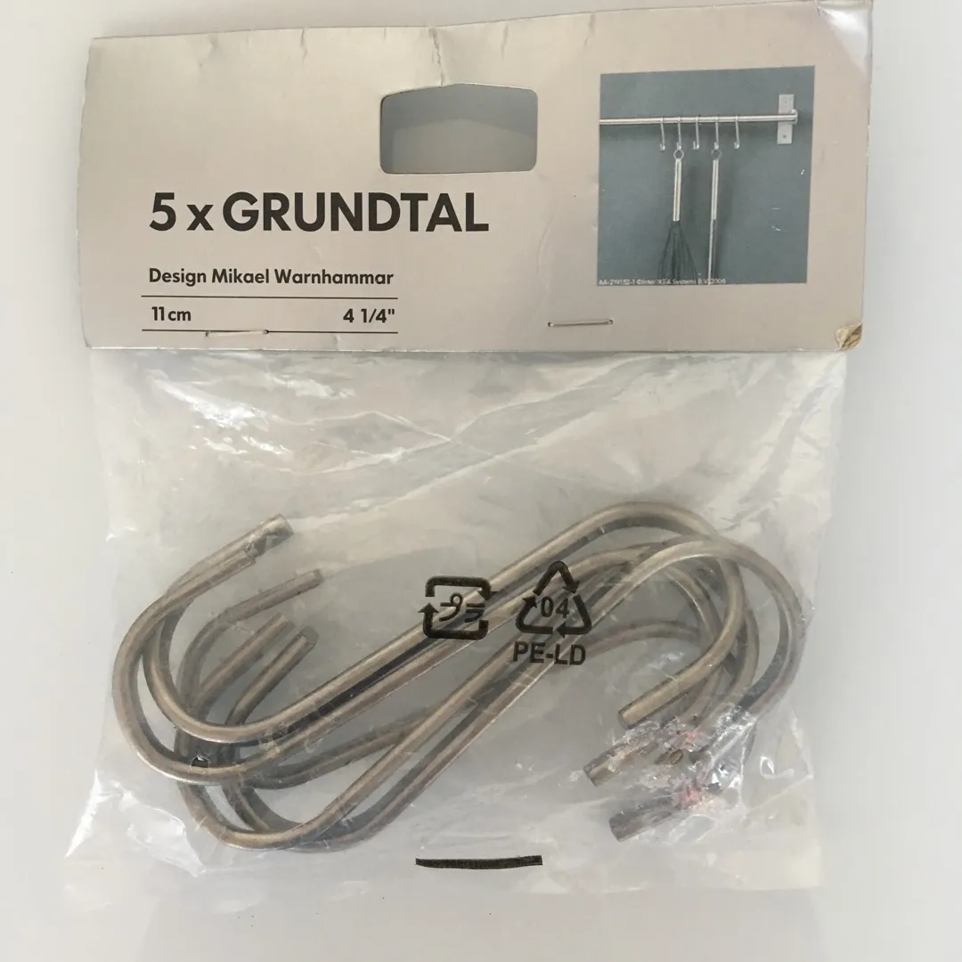 Ikea Grundtal Hooks BNIP photo 1