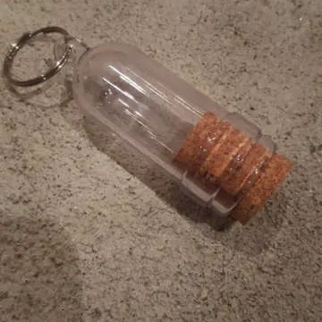 Mini Message In A Bottle Keychain photo 1