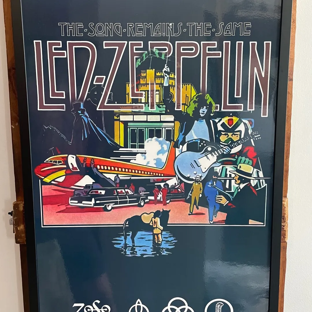 Framed Led Zeppelin Movie Poster photo 1