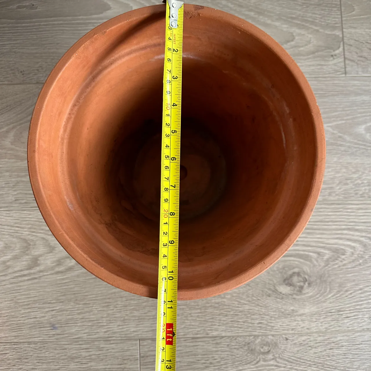 Giant Terracotta Pot and Saucer photo 5