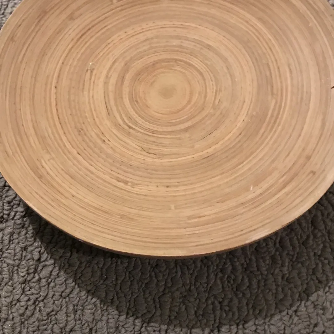 Small Bamboo Decorative Plate photo 1