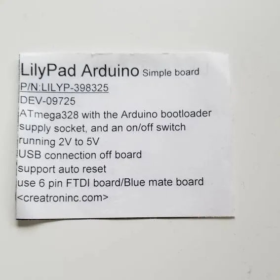 Arduino LilyPad photo 3