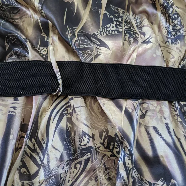 *FREE* 🆓 Strapless Belted Silk Dress photo 3