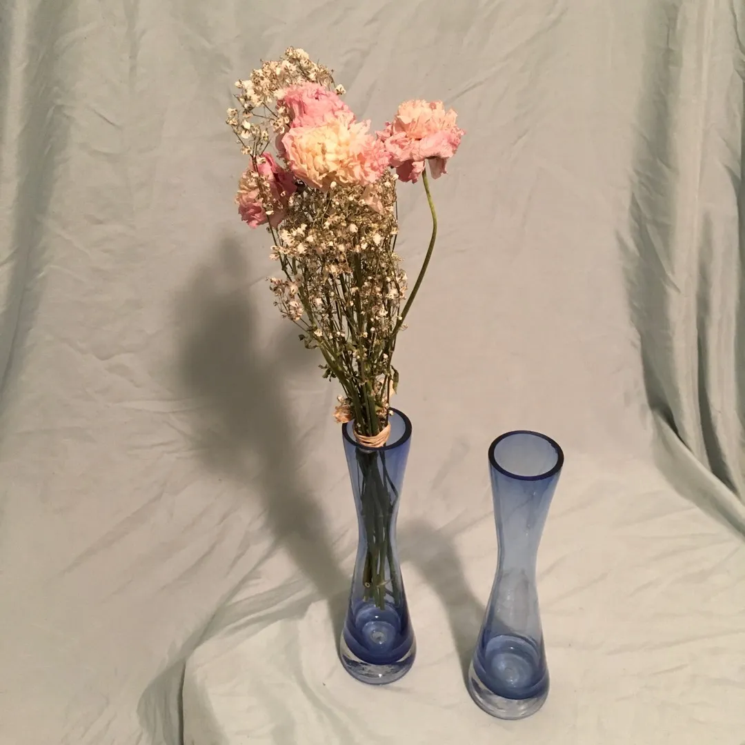 Blue Tinted Vases X2 photo 1