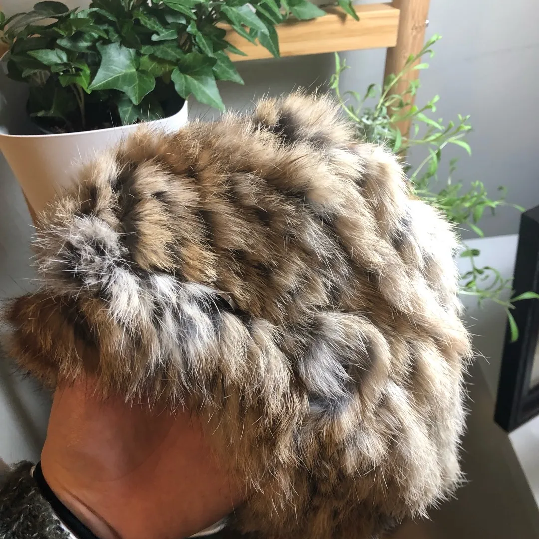 Genuine Rabbit Fur Hat photo 1