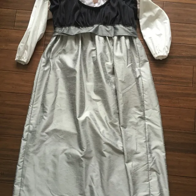 Jane Austen Silk And Velvet Dress Large photo 1