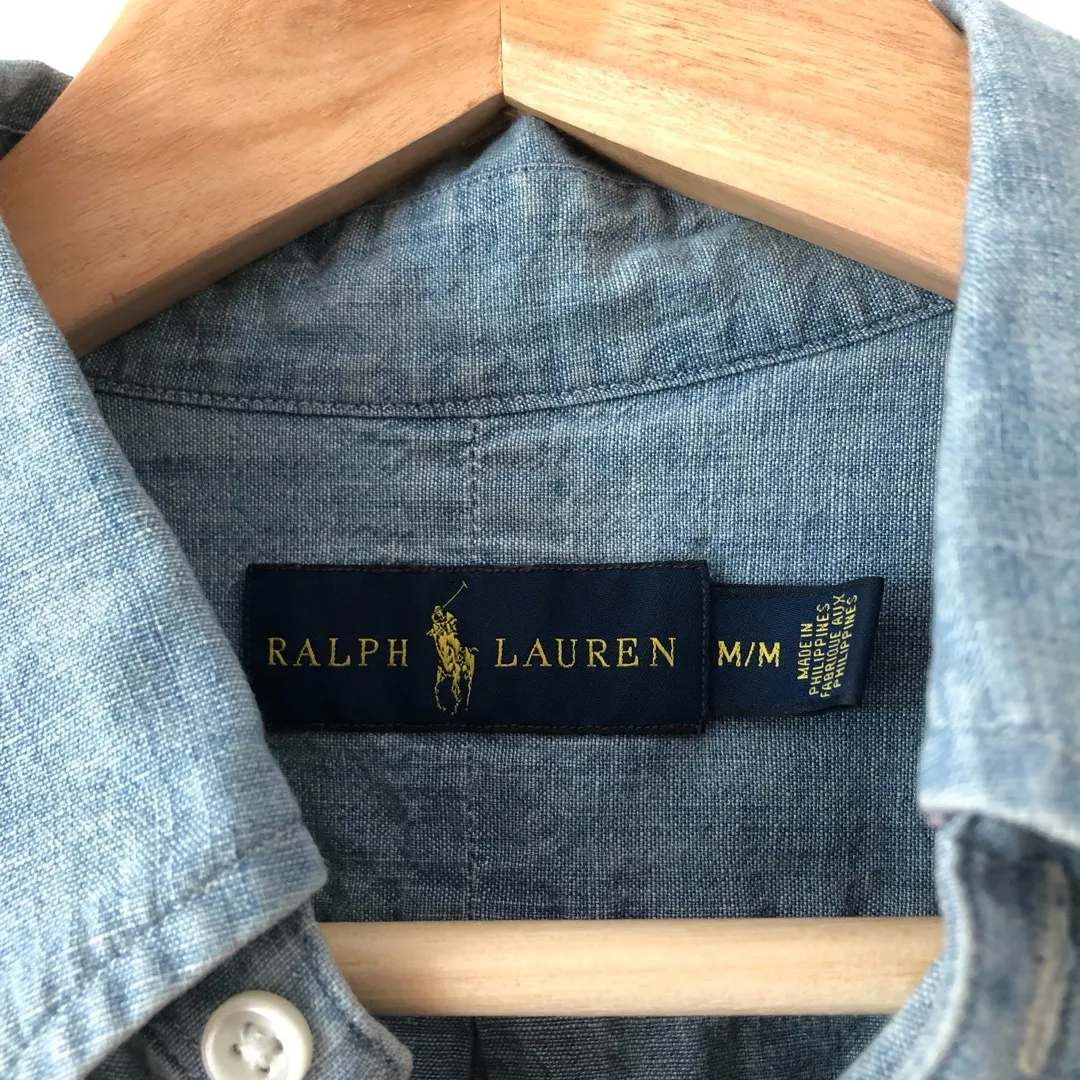 Ralph Lauren Chambray Button Up photo 4