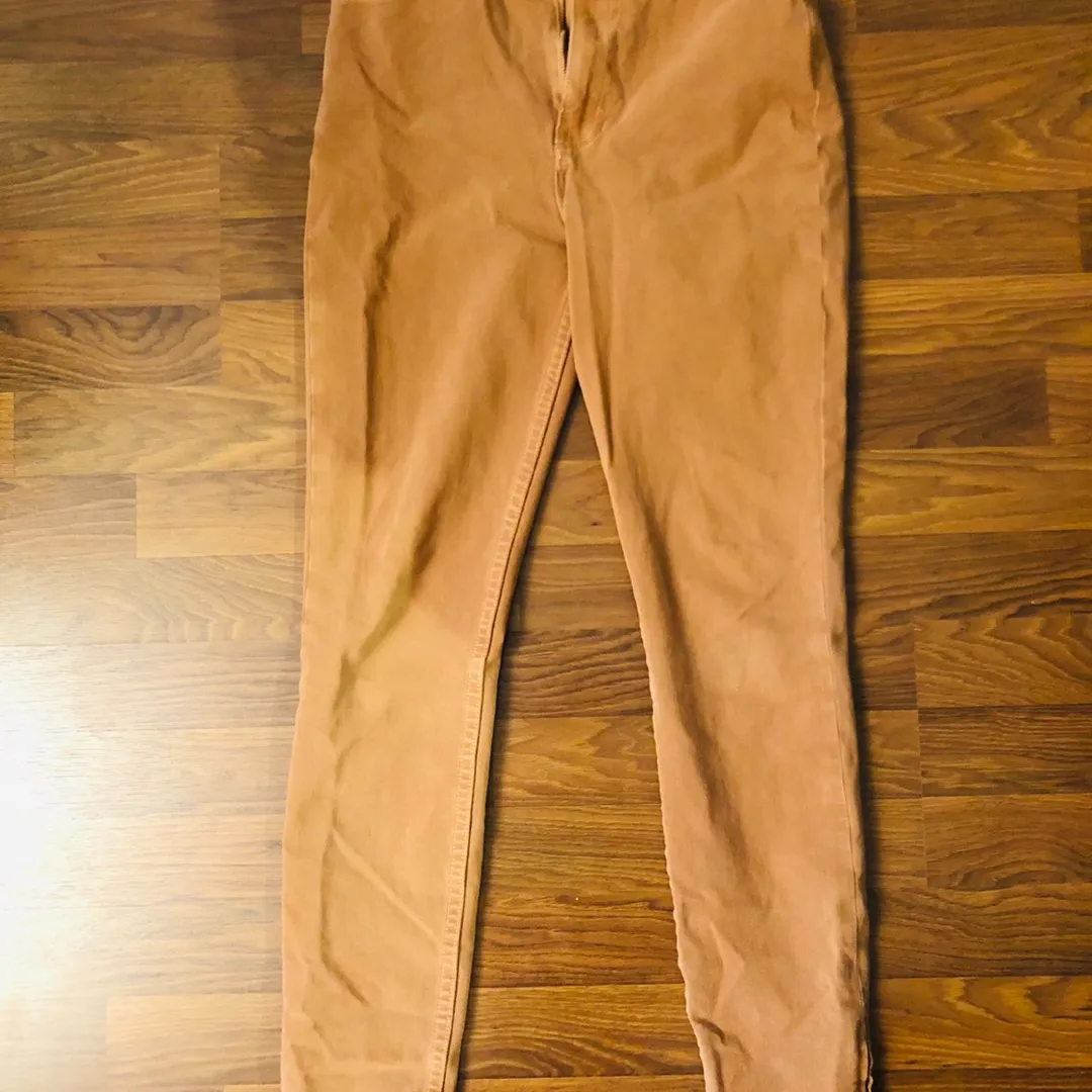 American Apparel Yellow Brown Colour Pants: Size 26/27 photo 1