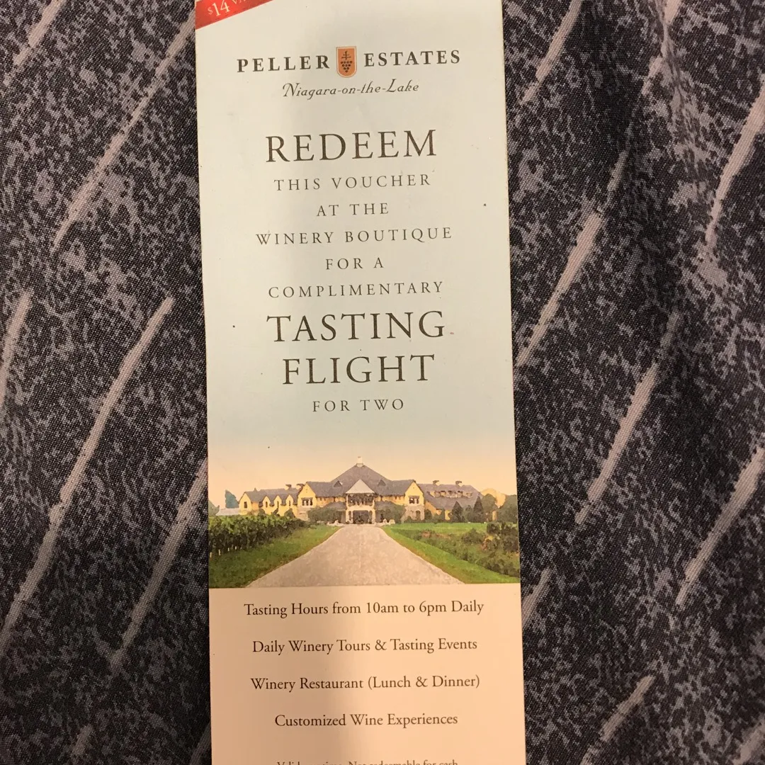 Peller Estates Wine Tasting Flight For Two photo 1
