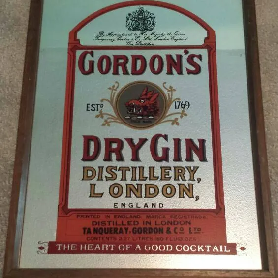 Gordon's Dry Gin Mirror photo 1