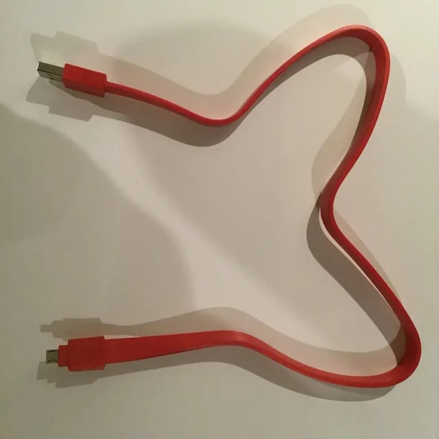 Flat Thick Ribbon MicroUSB Cable photo 1