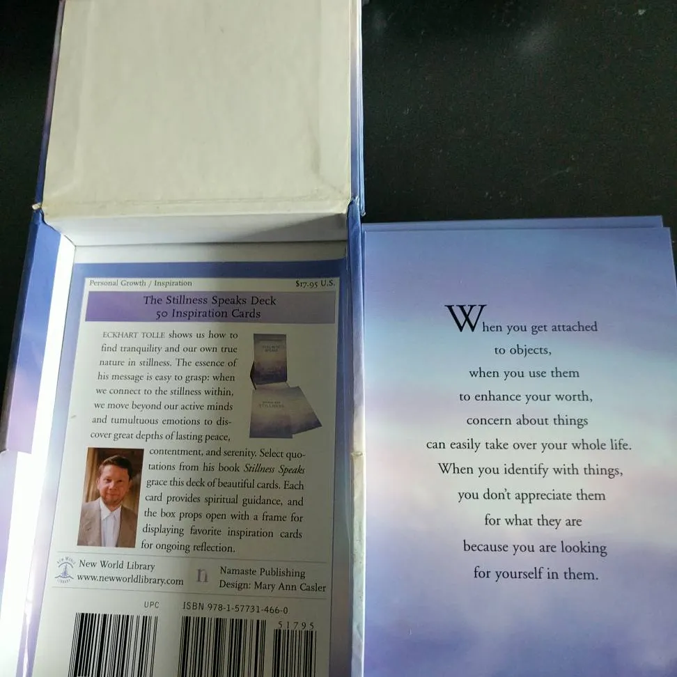 A Deck Of Eckhart Tolle's Cards photo 4