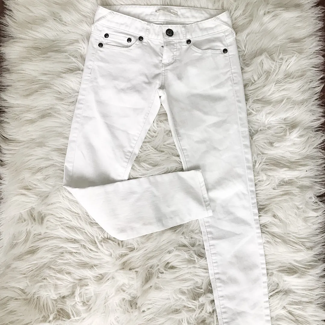 Free People White Jeans photo 1