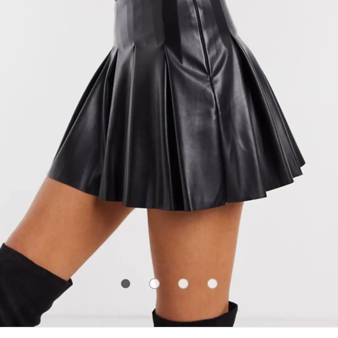 Pull And Bear Leather Skirt photo 1