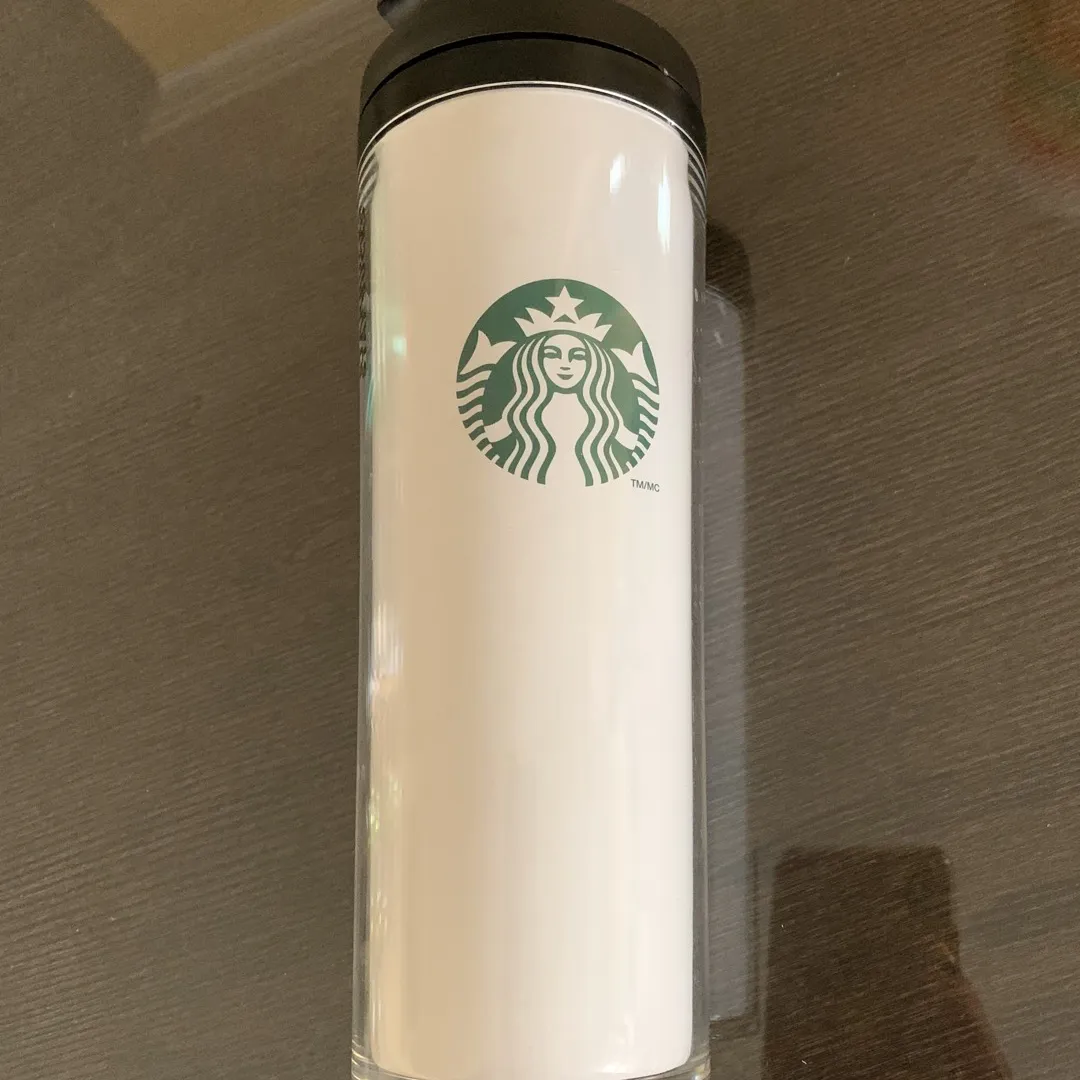 Plastic Starbucks Travel Mug photo 1