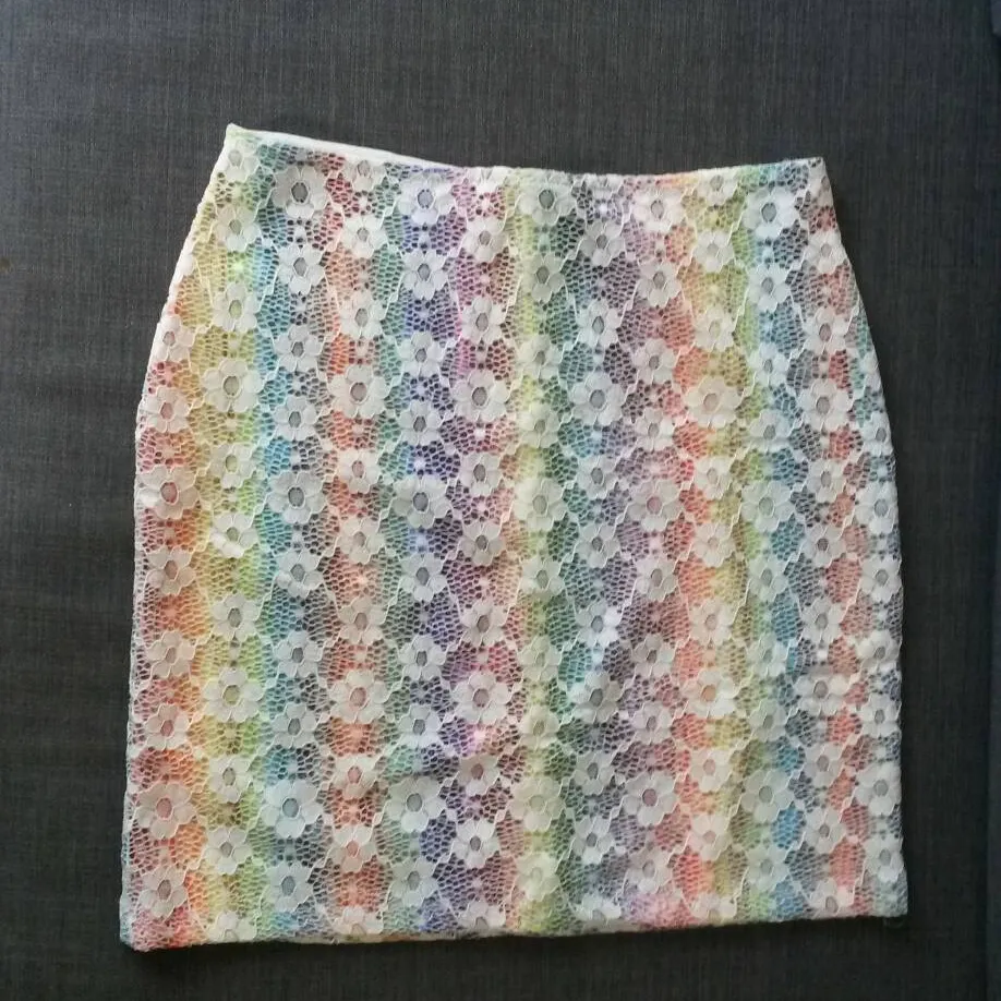 Rainbow Lace Mini Skirt photo 3