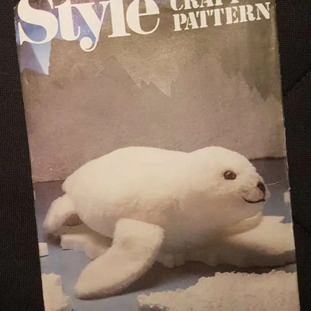 Vintage Stuffed Seal Pattern photo 1