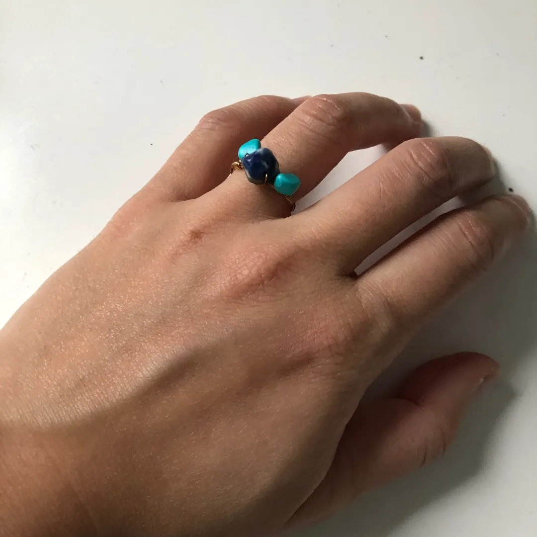 Turquoise Stone Ring photo 1