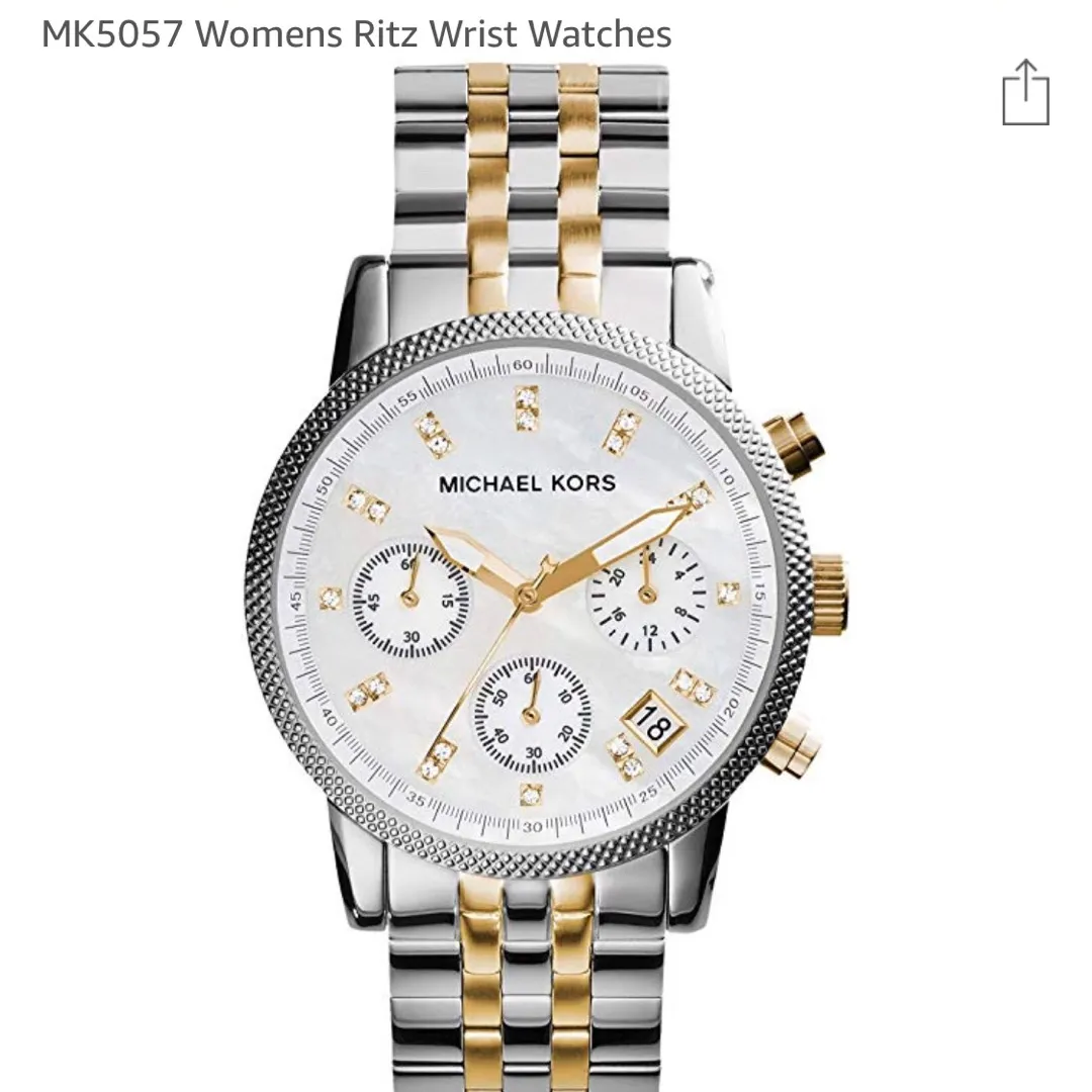 Michael Kors Chronograph Watch w/ Mother of Pearl Watch Face photo 6