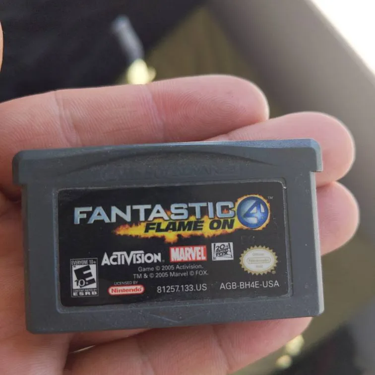 Gameboy Game: Fantastic 4 Flame On photo 1