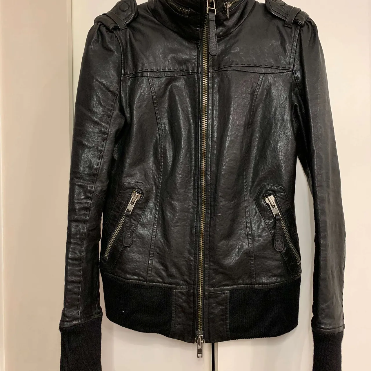 Mackage for Aritiza Leather Jacket - Black XXS photo 1
