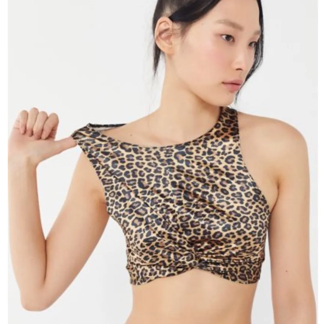 XL Urban Outfitters Leopard Crop Top photo 1