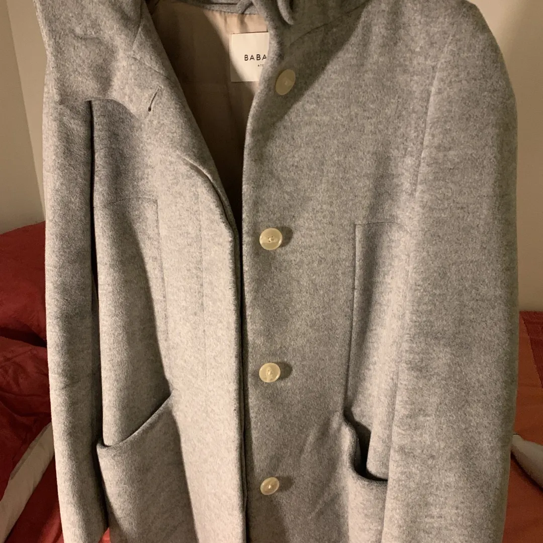 Babaton Grey Wool Jacket photo 1