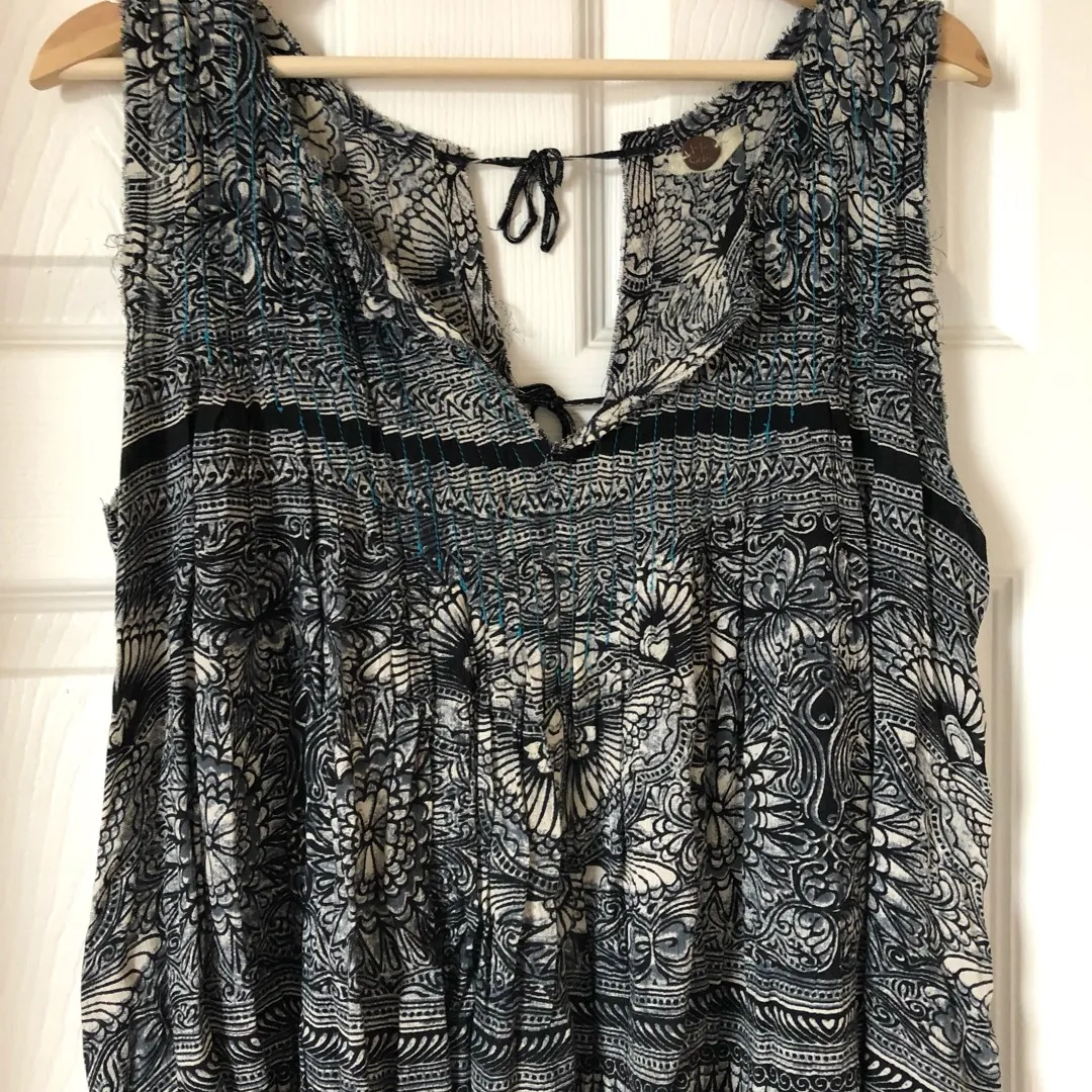 Blue Free People Top photo 1