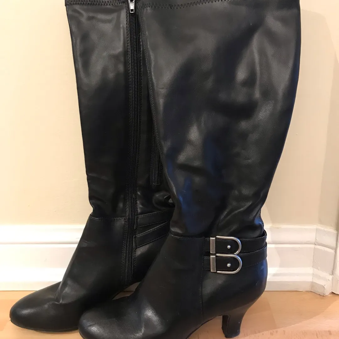 Black Leather Boots photo 3