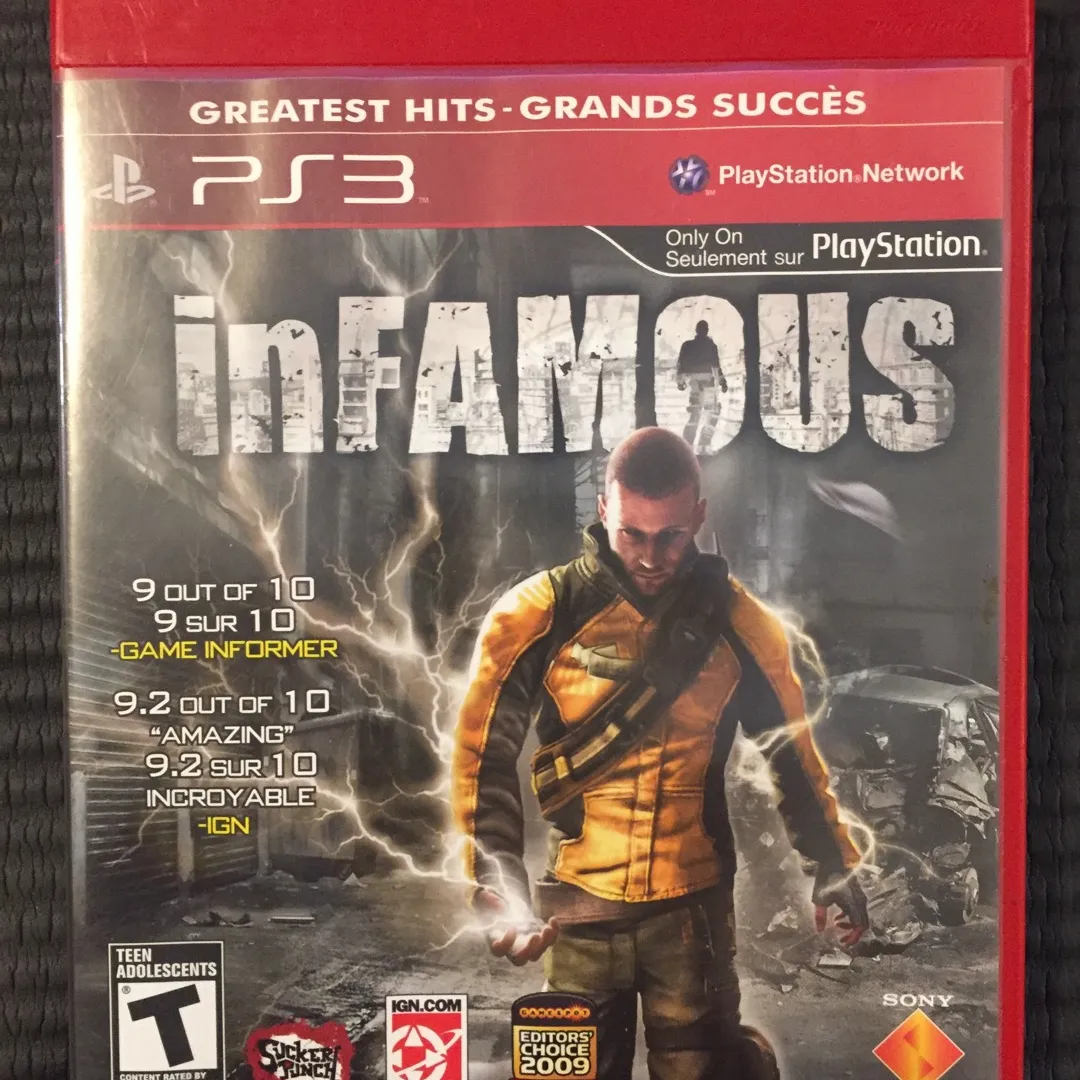 PS3 Infamous Game photo 1