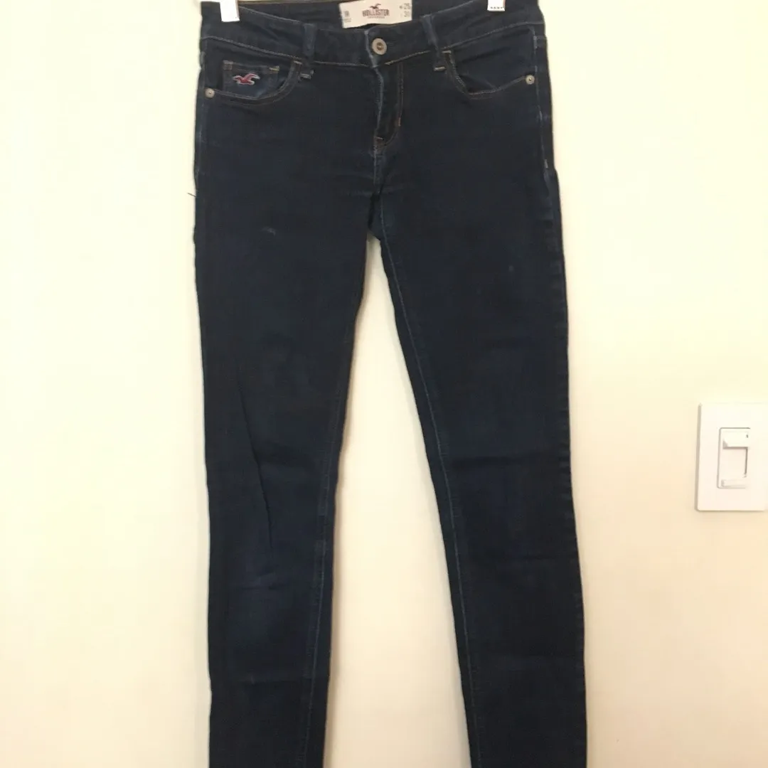 Hollister Skinny Dark Wash Jeans Size 1R photo 1
