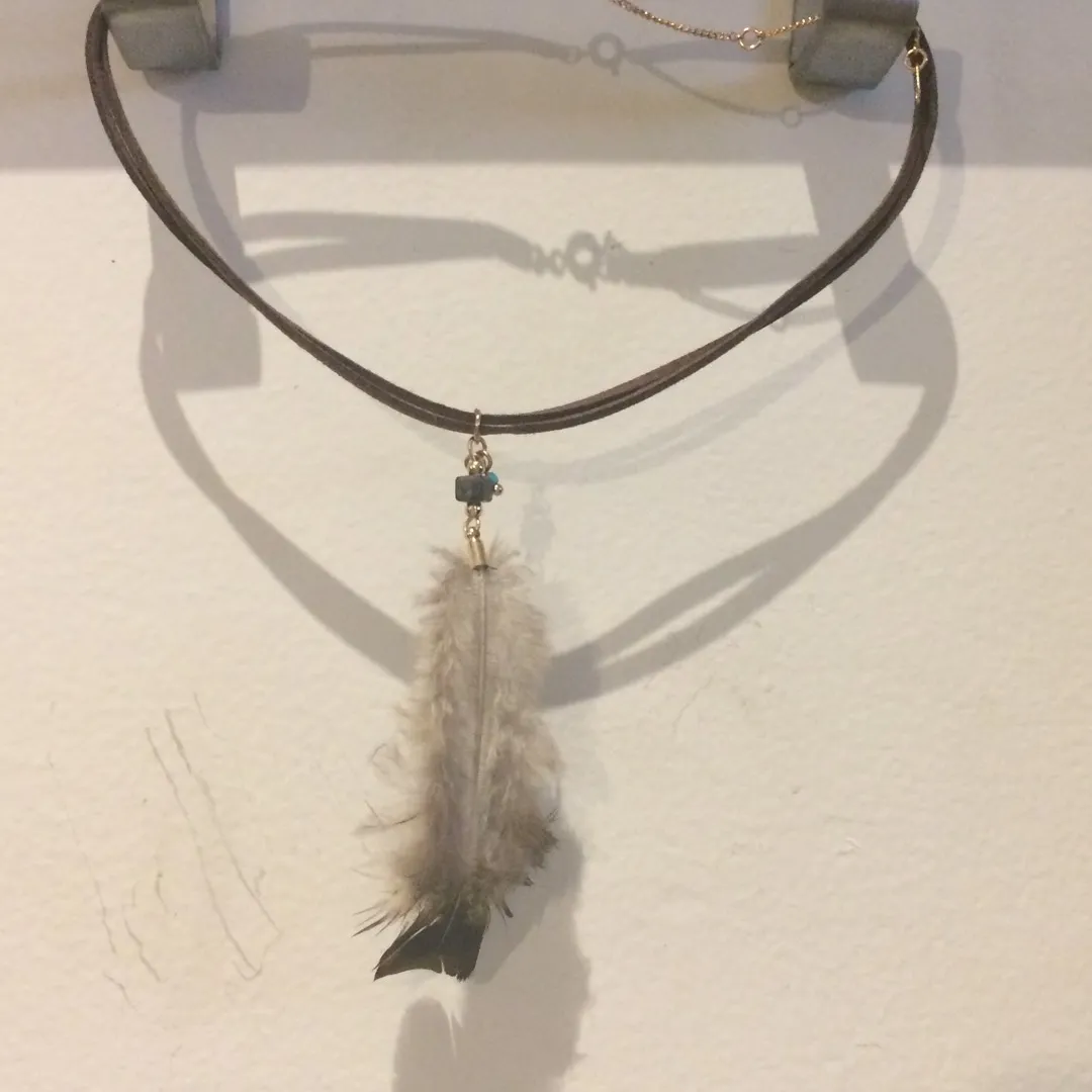 Feather Choker Necklace photo 1