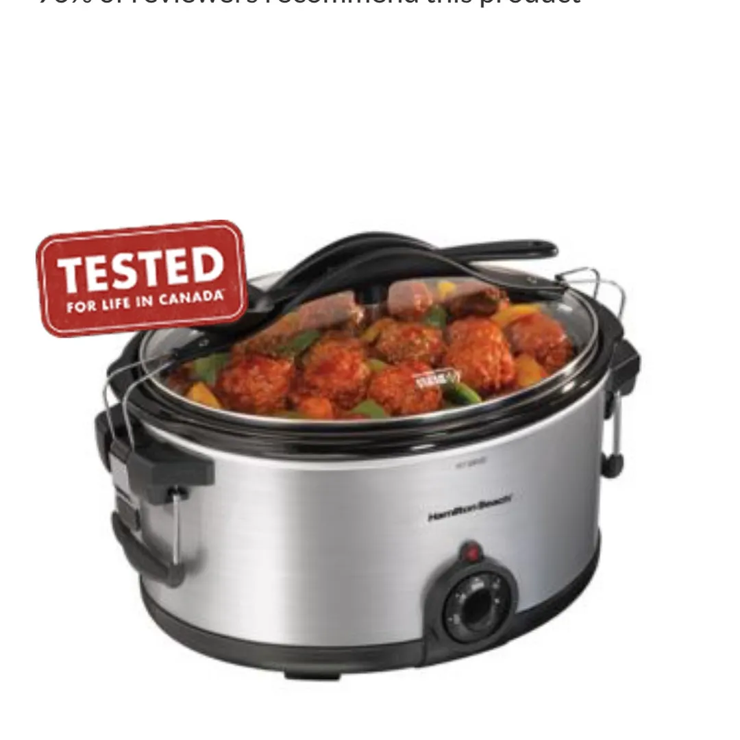 Hamilton Beach Deluxe Stay Or Go Slow Cooker BRAND NEW NEVER ... photo 1